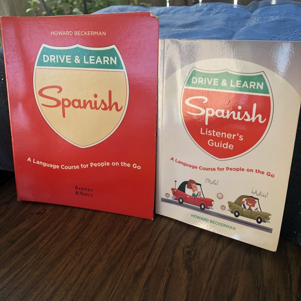 Drive and Learn Spanish 2-CD set and book